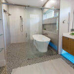 Grinnell Modern: Master Bath Tub and Shower