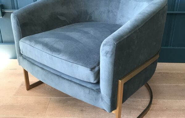 Blue Jewel Toned Side Chair – DESIGNER SAMPLE SALE